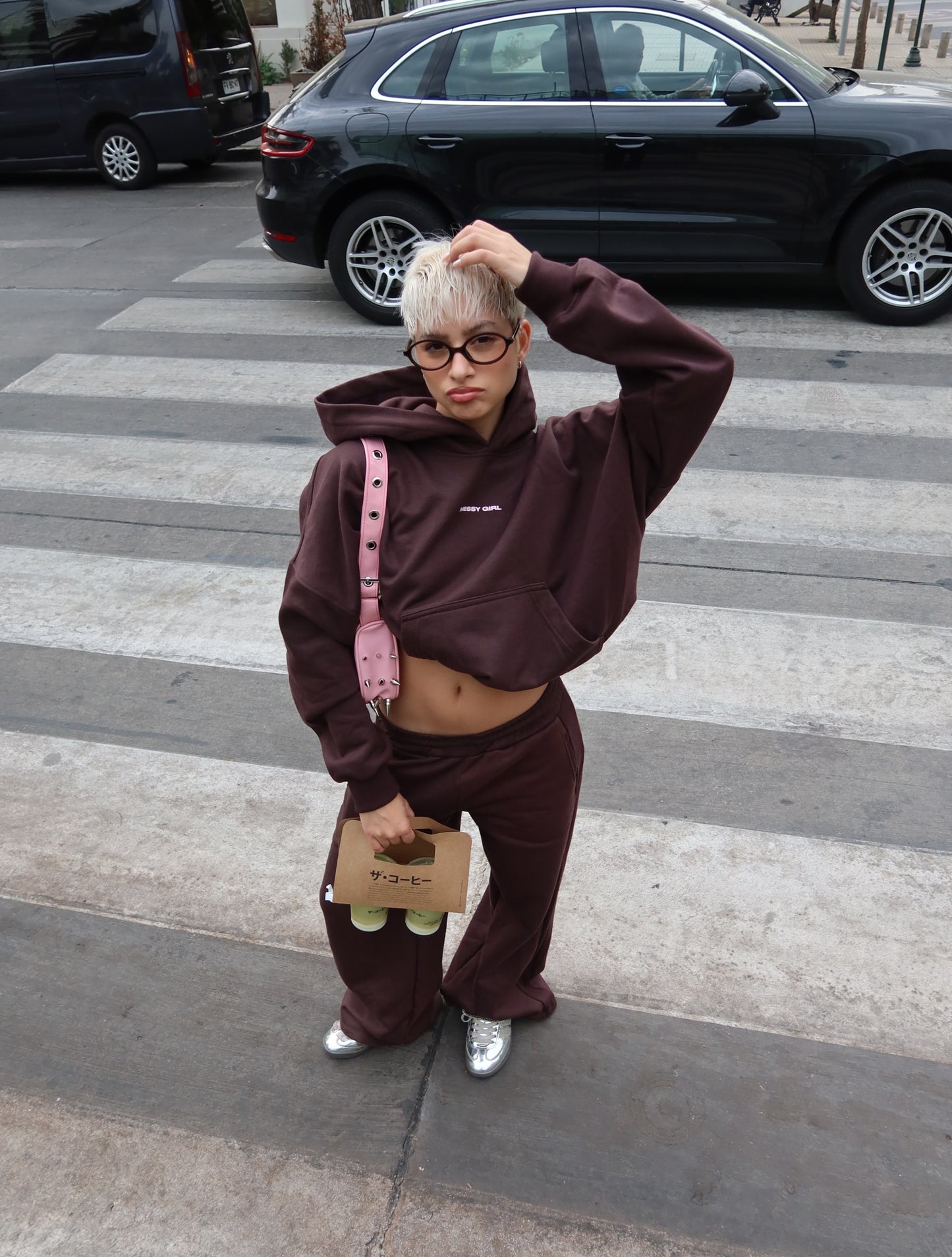 Brown Chaos Wide Leg